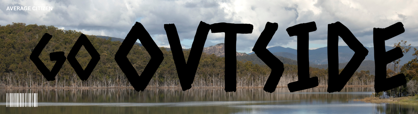 GO OVTSIDE bumper stickah